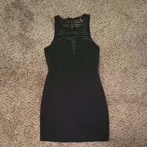 FOREVER 21 Elegant Black Sleeveless Dress